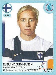 2022 Panini UEFA Women's Euro England 2022 Stickers #191 Eveliina Summanen Front