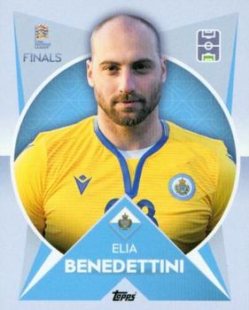 2022-23 Topps Road to UEFA Nations League Finals Sticker Collection #35 Elia Benedettini Front