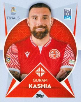 2022-23 Topps Road to UEFA Nations League Finals Sticker Collection #166 Guram Kashia Front