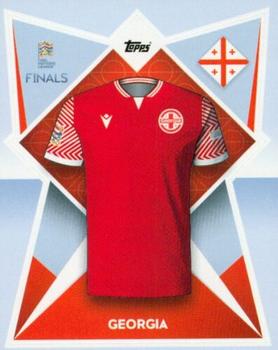2022-23 Topps Road to UEFA Nations League Finals Sticker Collection #189 Georgia Kit Front