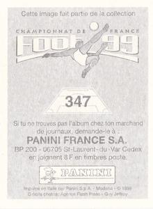 1998-99 Panini Foot 99 #347 Frederic Arpinon Back