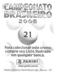 2006 Panini Campeonato Brasileiro Stickers #21 Ruy Bueno Neto Back