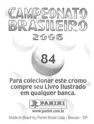 2006 Panini Campeonato Brasileiro Stickers #84 Tiago Prado / Luciano Sorriso Back
