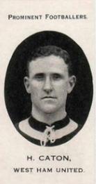 1913 Taddy & Co. Prominent Footballers Series 3 #NNO Harold Caton Front