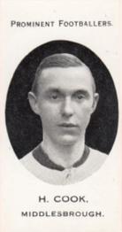 1913 Taddy & Co. Prominent Footballers Series 3 #NNO Henry Cook Front