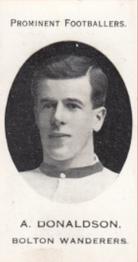 1913 Taddy & Co. Prominent Footballers Series 3 #NNO Alex Donaldson Front