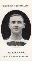 1913 Taddy & Co. Prominent Footballers Series 3 #NNO William Draper Front