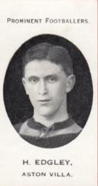 1913 Taddy & Co. Prominent Footballers Series 3 #NNO Harry Edgley Front