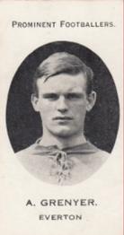 1913 Taddy & Co. Prominent Footballers Series 3 #NNO Alan Grenyer Front
