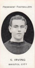 1913 Taddy & Co. Prominent Footballers Series 3 #NNO Sam Irving Front
