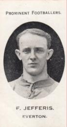 1913 Taddy & Co. Prominent Footballers Series 3 #NNO Frank Jefferis Front