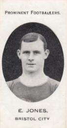 1913 Taddy & Co. Prominent Footballers Series 3 #NNO Edwin Jones Front