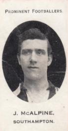 1913 Taddy & Co. Prominent Footballers Series 3 #NNO James McAlpine Front