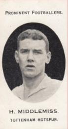 1913 Taddy & Co. Prominent Footballers Series 3 #NNO Bert Middlemiss Front