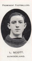 1913 Taddy & Co. Prominent Footballers Series 3 #NNO Leslie Scott Front