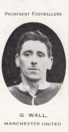 1913 Taddy & Co. Prominent Footballers Series 3 #NNO George Wall Front