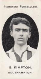 1913 Taddy & Co. Prominent Footballers Series 3 #NNO Sid Kimpton Front