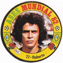 1982 Reyauca Ases Mundiales #77 Roberto Front