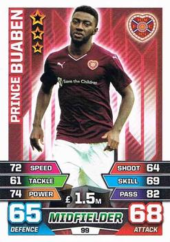2015-16 Topps Match Attax SPFL #99 Prince Buaben Front