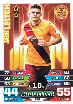 2015-16 Topps Match Attax SPFL #152 Jack Leitch Front