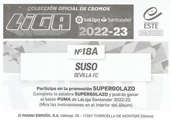 2022-23 Panini LaLiga Santander Este Stickers #18A Suso Back