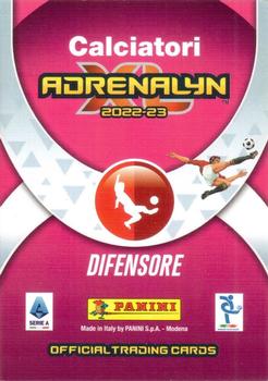 2022-23 Panini Adrenalyn XL Calciatori #205 Andrea Ranocchia Back