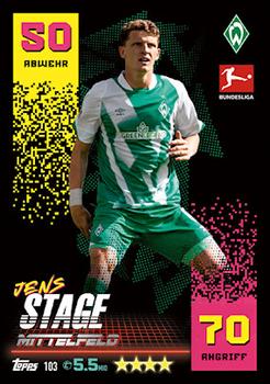 2022-23 Topps Match Attax Bundesliga #103 Jens Stage Front