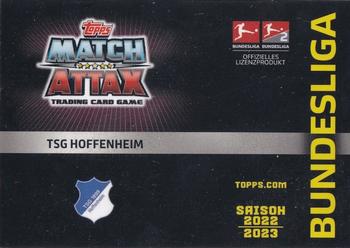 2022-23 Topps Match Attax Bundesliga - Combo Autogramme #CA-BR Christoph Baumgartner / Georginio Rutter Back