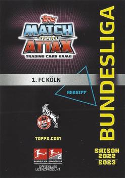 2022-23 Topps Match Attax Bundesliga - Legenden On-Card Autogramnme #AU-TP Toni Polster Back
