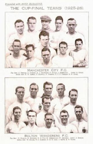 1926 Boys' Magazine The Cup-Final Teams #NNO Manchester City F.C./ Bolton Wanderers F.C. Front