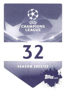 2022-23 Topps UEFA Champions League Sticker Collection #32 Simon Kjær Back