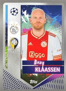 2022-23 Topps UEFA Champions League Sticker Collection #52 Davy Klaassen Front
