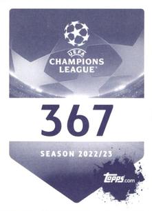 2022-23 Topps UEFA Champions League Sticker Collection #367 Junior Dina-Ebimbe Back