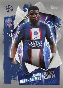 2022-23 Topps UEFA Champions League Sticker Collection #367 Junior Dina-Ebimbe Front
