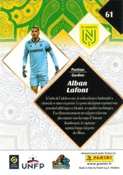 2022-23 Panini FC Ligue 1 #61 Alban Lafont Back