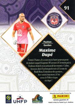 2022-23 Panini FC Ligue 1 #91 Maxime Dupé Back