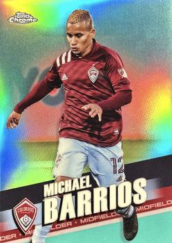 2022 Topps Chrome MLS - Aqua #148 Michael Barrios Front