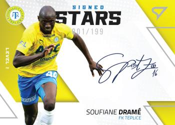 2022-23 SportZoo Fortuna:Liga - Signed Stars Level 1 #SL1-SD Soufiane Drame Front