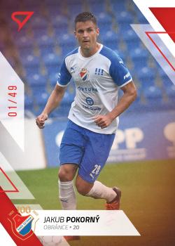 2022-23 SportZoo Fortuna:Liga - Limited Edition Red #59 Jakub Pokorny Front