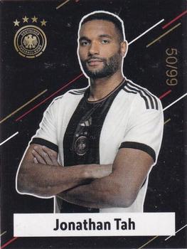 2022 Panini FIFA World Cup: Qatar 2022 Stickers DFB Team Germany - Black Gold #07 Jonathan Tah Front