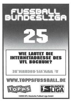 2009-10 Topps Fussball Bundesliga  #25 Diego Klimowicz Back