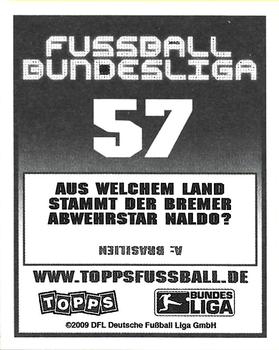 2009-10 Topps Fussball Bundesliga  #57 Torsten Frings Back