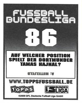 2009-10 Topps Fussball Bundesliga  #86 Lucas Barrios Back