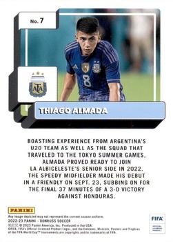 2022-23 Donruss #7 Thiago Almada Back
