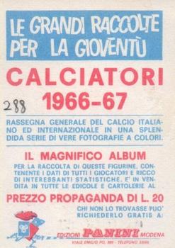 1966-67 Panini Calciatori #NNO Nello Governato Back