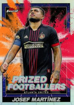 2022 Finest MLS - Prized Footballers Fusion Variations Orange/Red #PFF-1 Josef Martínez Front