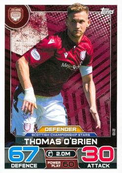 2022-23 Topps Match Attax SPFL #218 Thomas O'Brien Front