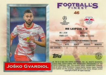 2021-22 Topps Finest Flashbacks UEFA Champions League #46 Joško Gvardiol Back