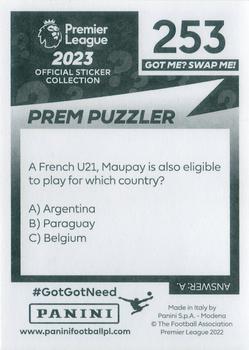 2022-23 Panini Premier League 2023 #253 Neal Maupay Back
