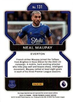 2022-23 Panini Prizm Premier League #131 Neal Maupay Back